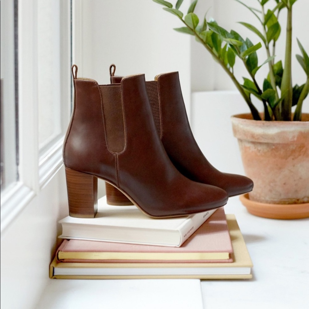 Sezane Arthur boots in heritage chocolate 6/36